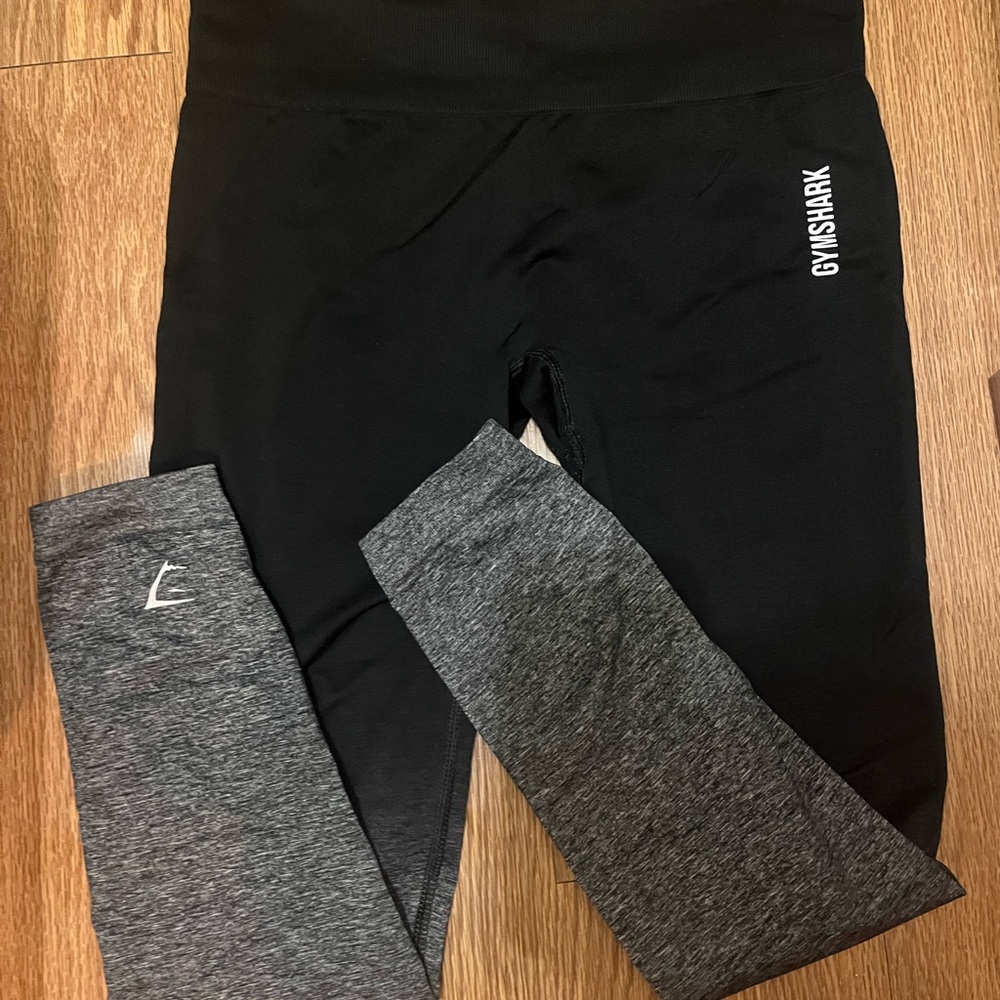 Gymshark Black and Gray Leggings